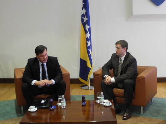 Delegat u Domu naroda PSBiH Stjepan Krešić razgovarao sa zamjenikom šefa Političkog odjela Ambasadora SAD-a u BiH